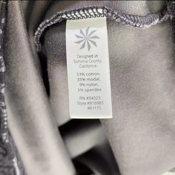 Athleta Shayla Sleeveless Ponte Gray Dress Animal Print Shift Size XL, Large, LT - Picture 8 of 10